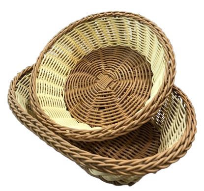 Serving Rattan Bread Basket,Roti Bread, Fruit Basket Multipurpose Handwoven, Premium Quality imported Basket