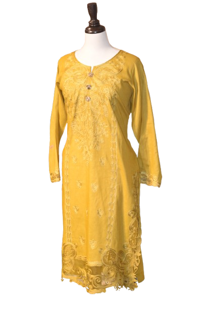 Pure Lawn Cotton with Beautiful Embroider |