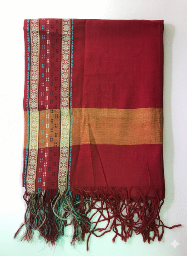 Khaddar Shawl | Duppata | Red Color